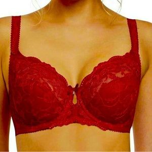 Fantasie Lingerie Sienna Side Support Bra Red 34FF